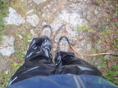 Wet boots and wet feet
